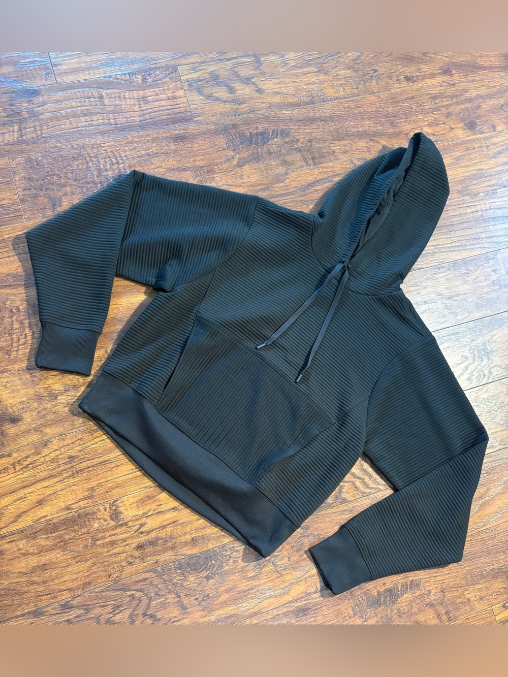 DSG women;’s size XS ribbed cropped hoodie